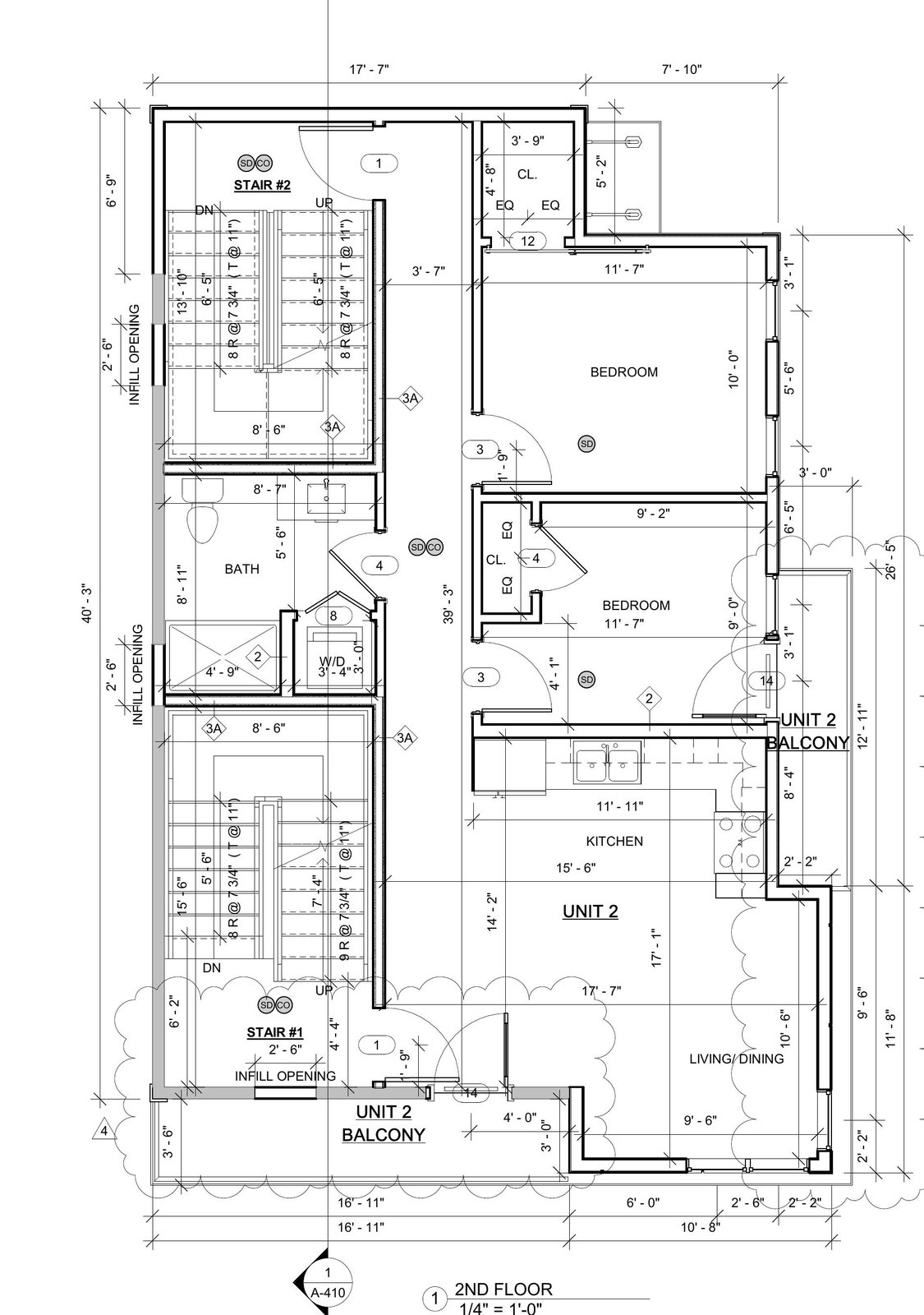 Unit 2 floor plan
