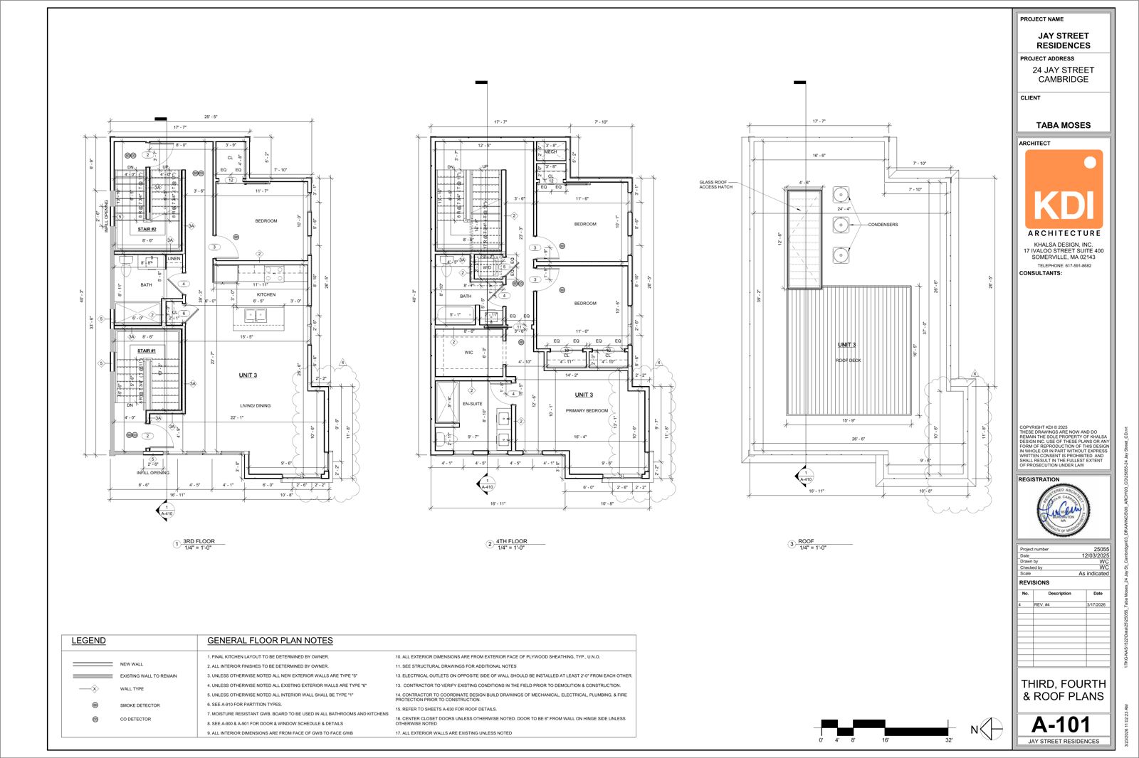 Unit 3 floor plans